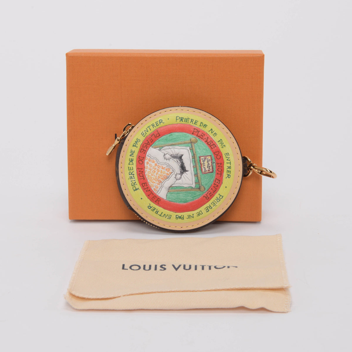 Louis Vuitton x Grace Coddington Monogram Slippy Coin Purse