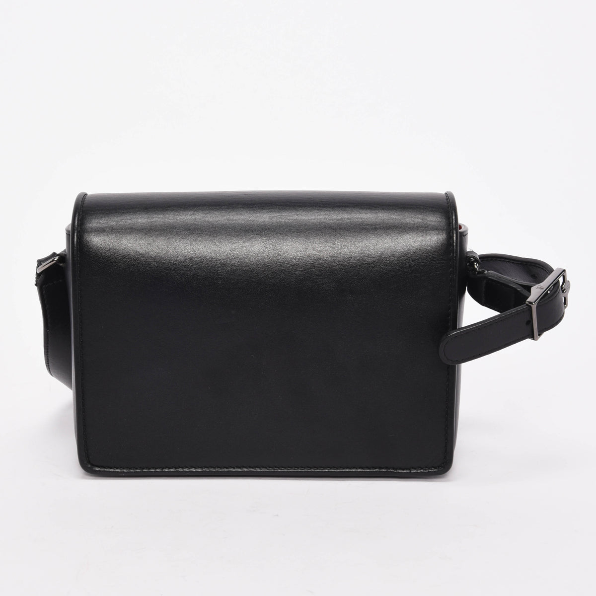 Christian Louboutin Black Calfskin Studded Carasky Cross Body Bag