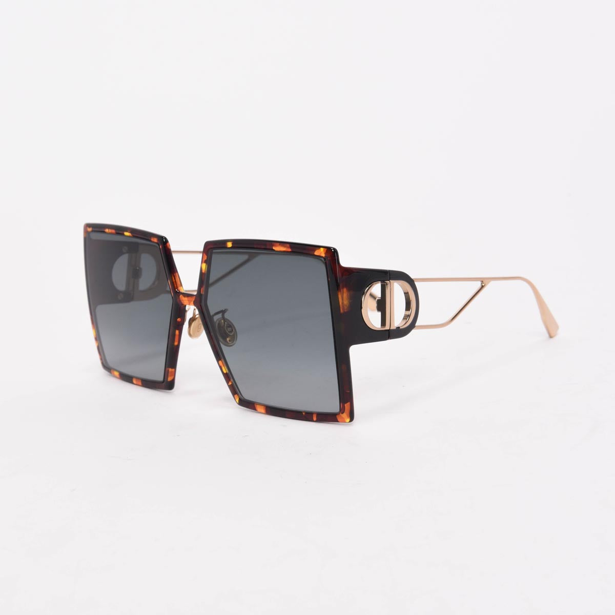 Dior Tortoise 30Montaigne Square Sunglasses