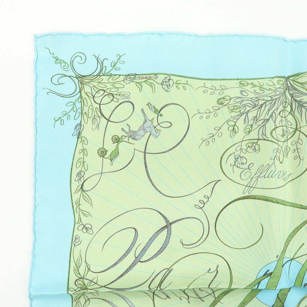 Hermes Les Capucines & Effluves Pocket Square Scarves