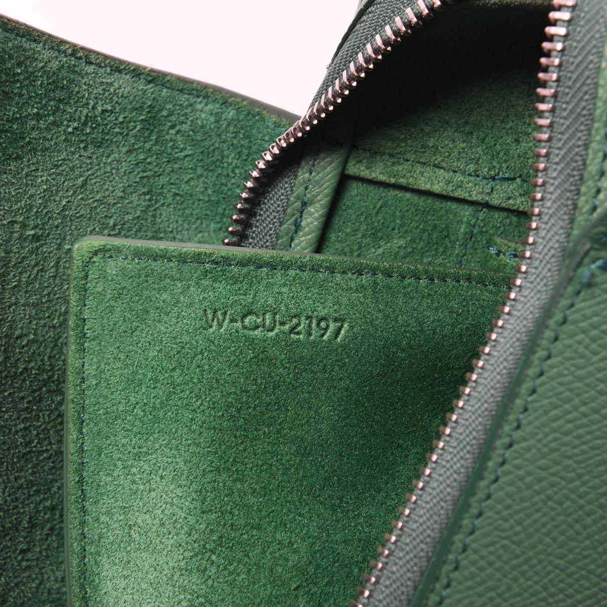 Celine Pop Green Grained Calfskin Micro Belt Bag