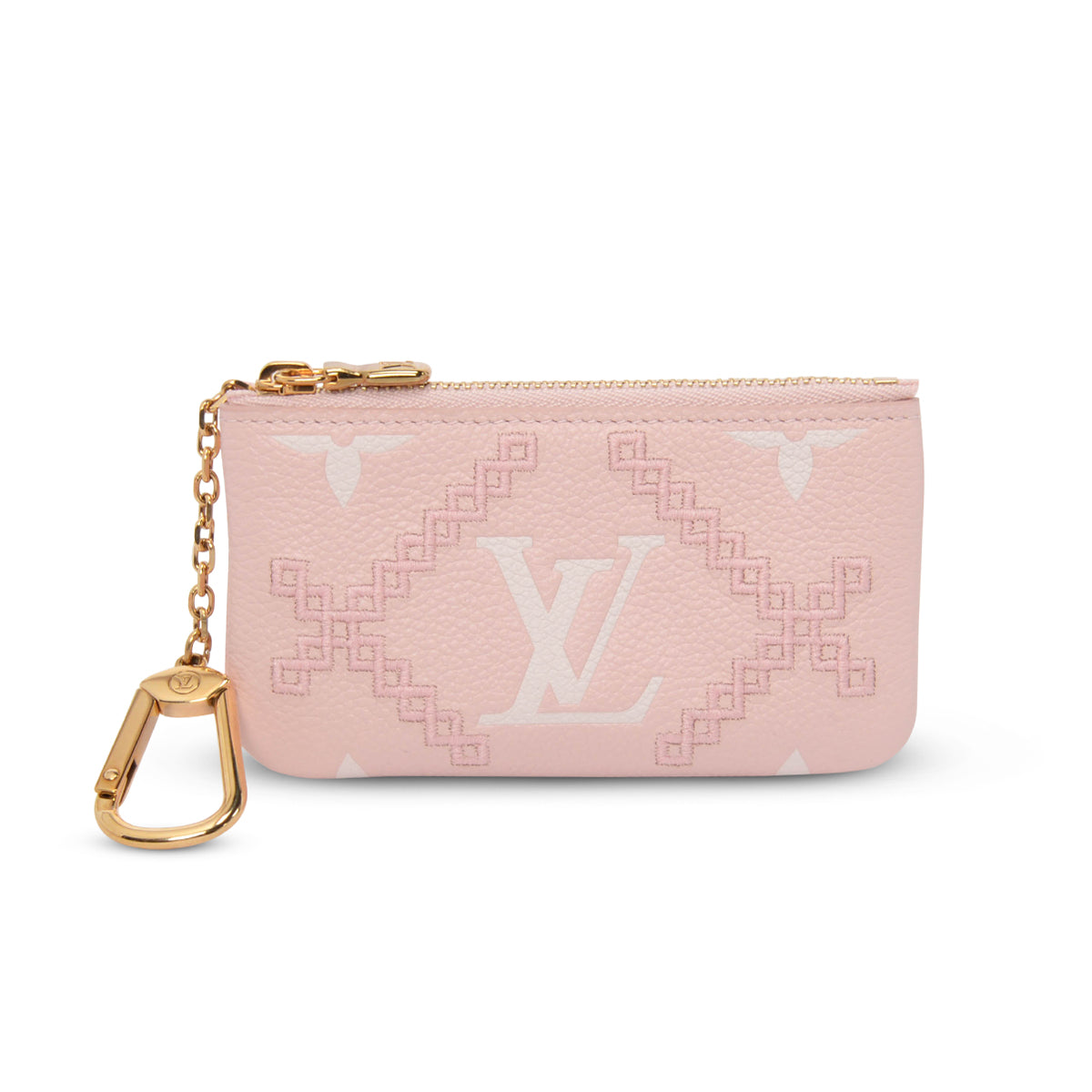 Louis Vuitton Pink Empreinte Monogram Giant Broderies Key Case