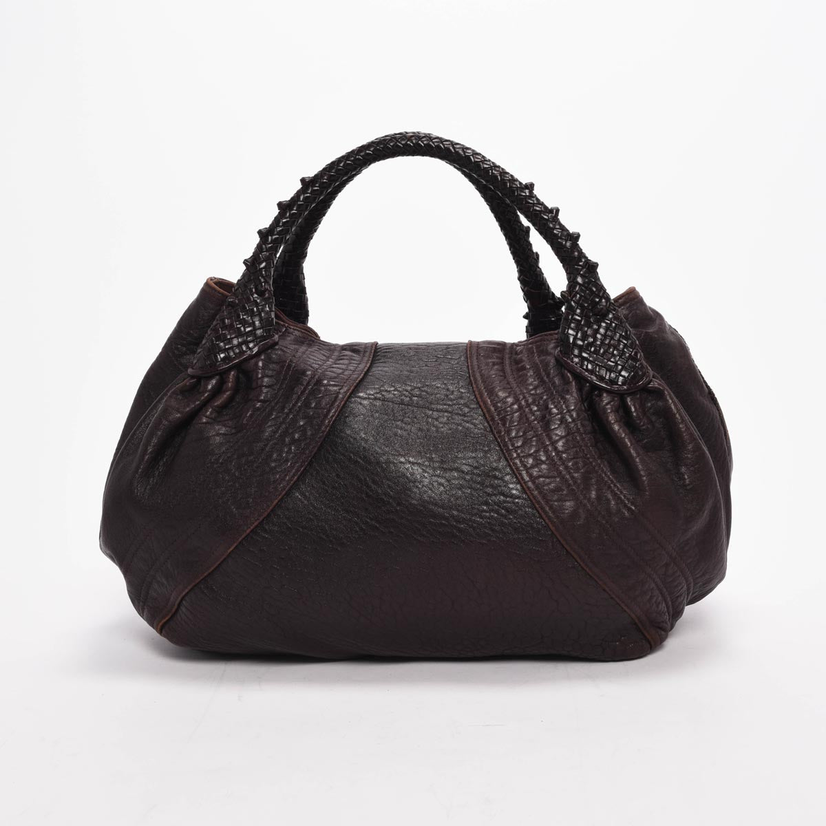 Fendi Brown Nappa Spy Shoulder Bag