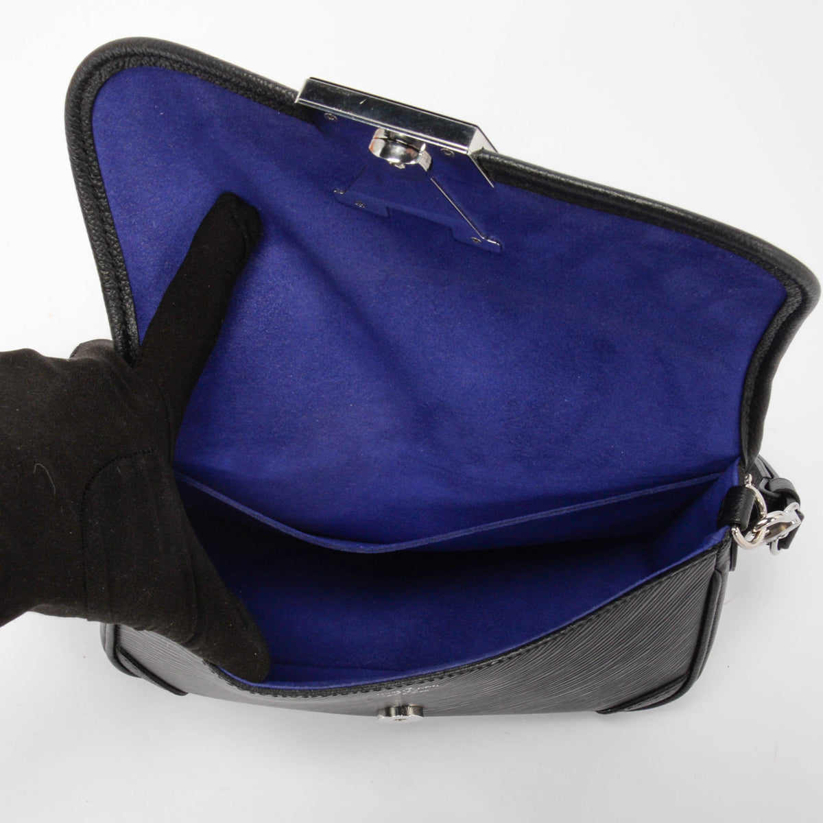 Louis Vuitton Black Epi Leather Buci Bag