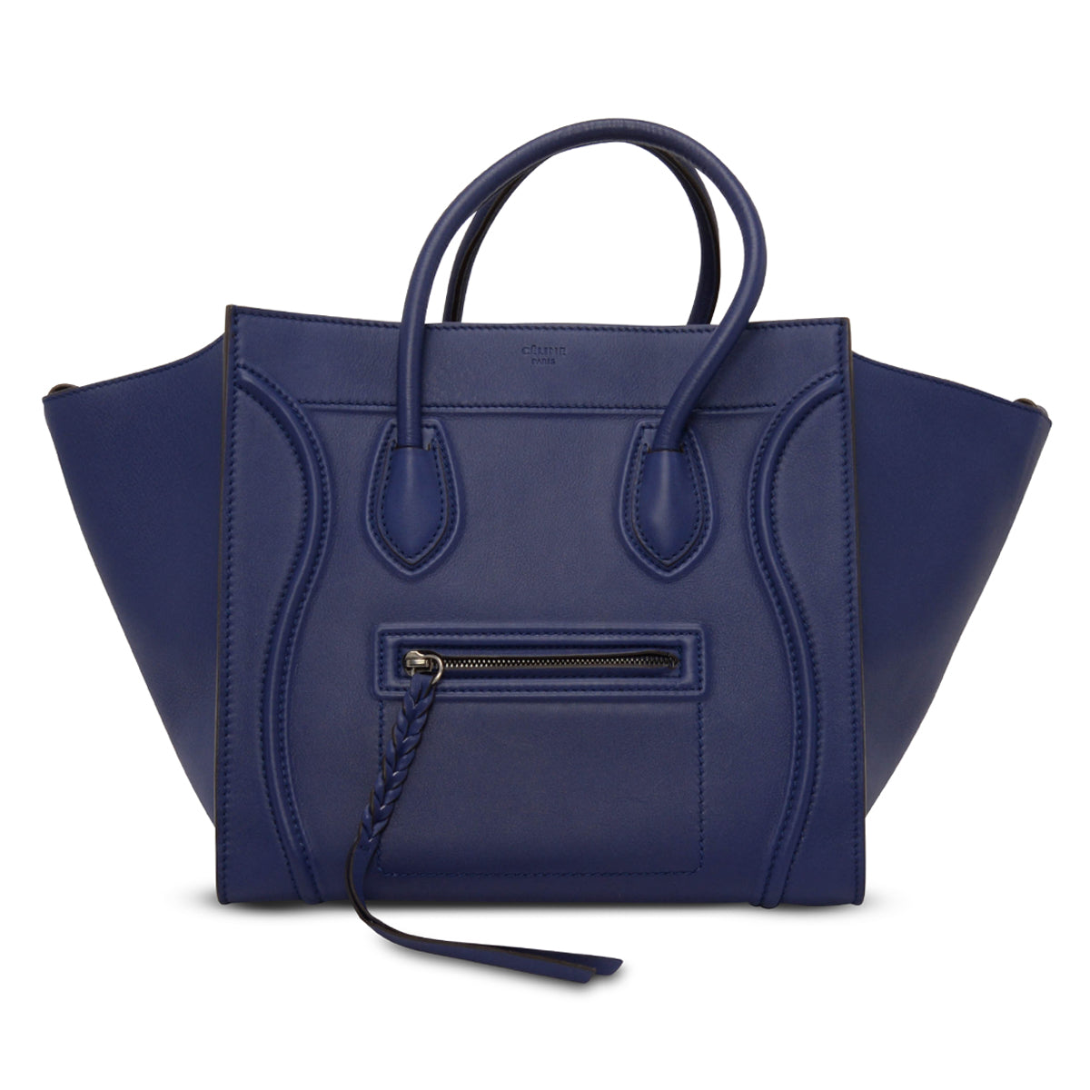 Celine Indigo Smooth Calf Medium Phantom Luggage Tote