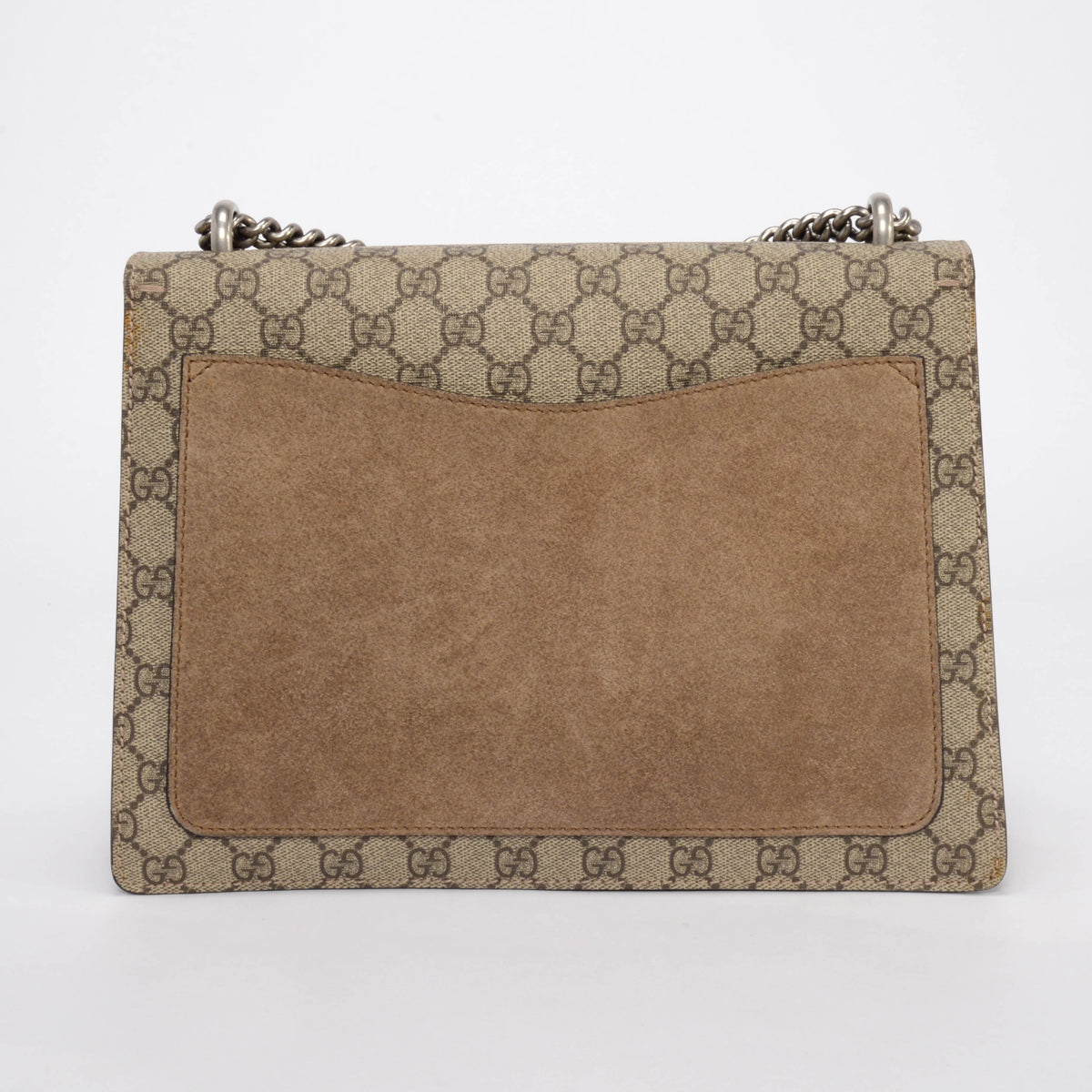Gucci Beige GG Supreme Medium Dionysus Shoulder Bag