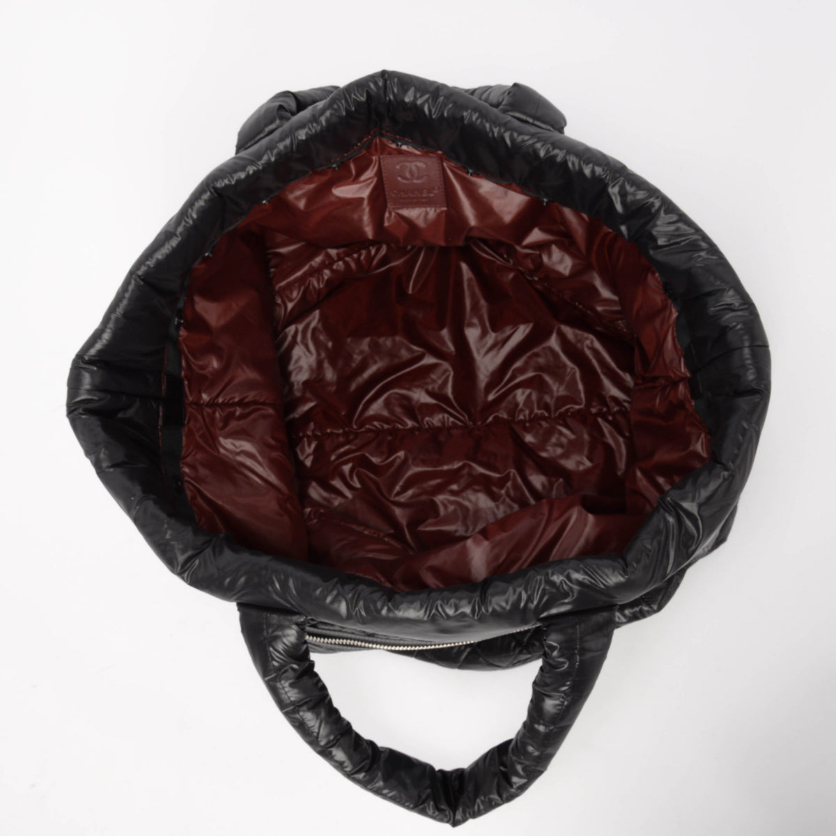 Chanel Black Quilted Nylon Coco Cocoon Large Tote