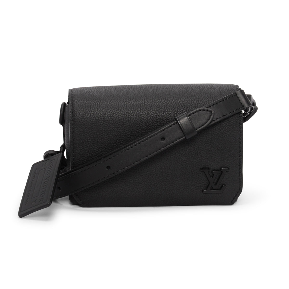 Louis Vuitton Black Calfskin Fastline Wearable Wallet