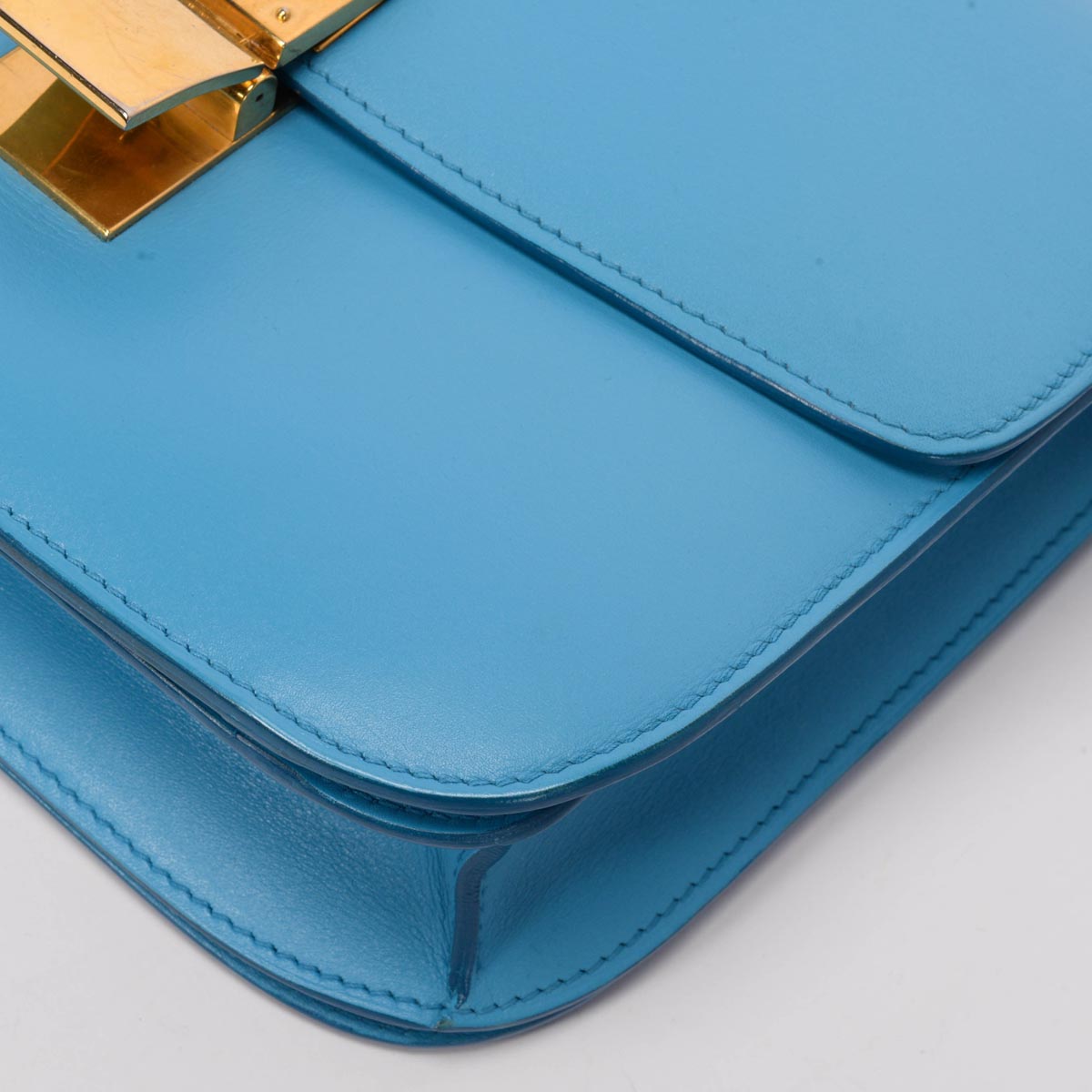 Celine Aqua Box Calf Classic Box Bag