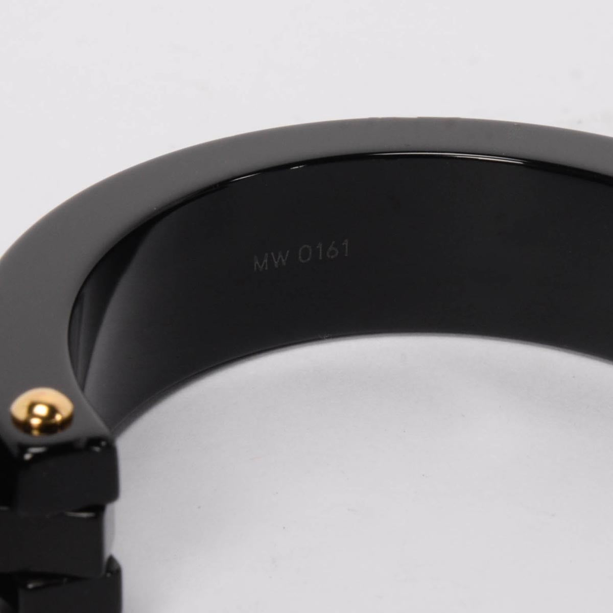 Louis Vuitton Black Resin Lock Me Bracelet