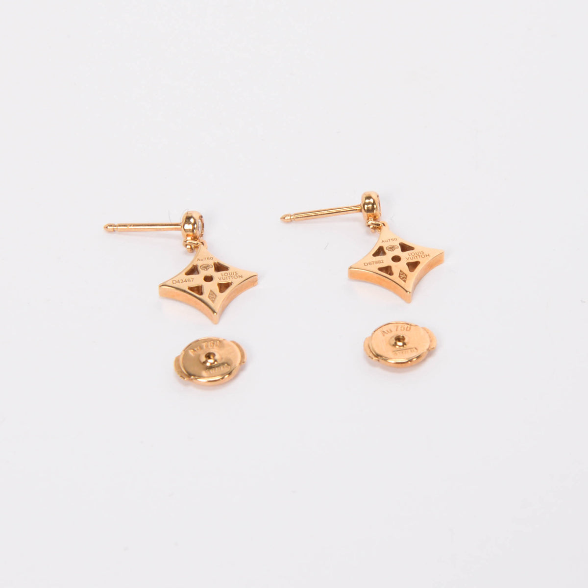 Louis Vuitton 18k Yellow Gold & Diamond Idylle Blossom Ear Studs