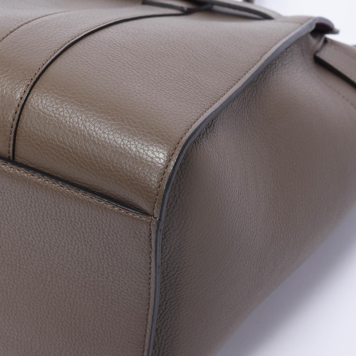 Mulberry Taupe Grained Leather Large Bayswater Zipped Tote