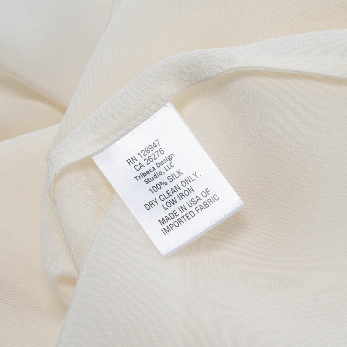 Nili Lotan Ivory & Black Silk Hanford Shirt XS