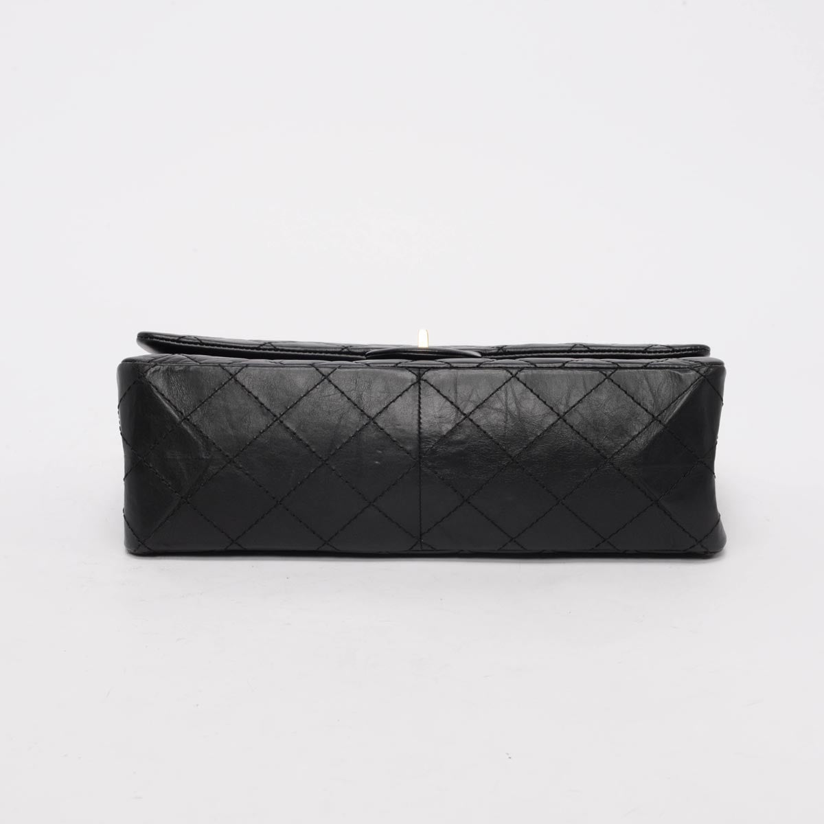 Chanel Black Aged Calfskin 2.55 Reissue 226 Flap Bag