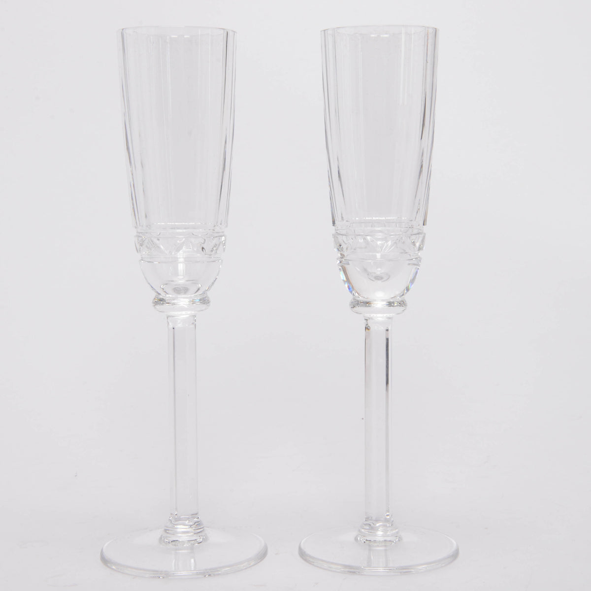 Hermes Crystal Iskender Champagne Flute Set