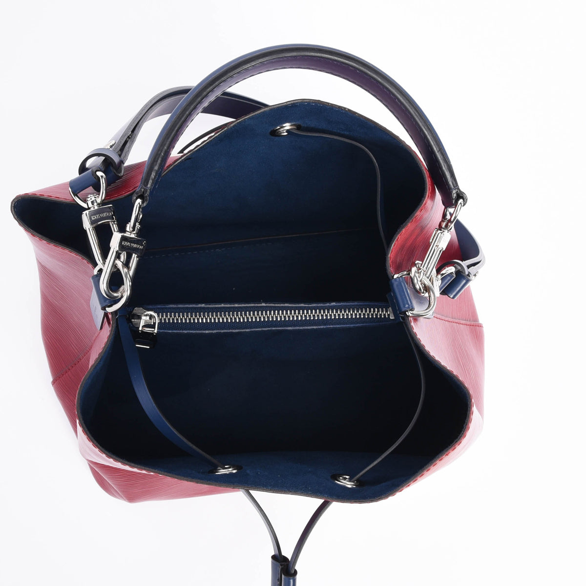 Louis Vuitton Red & Navy Epi Leather NeoNoe MM