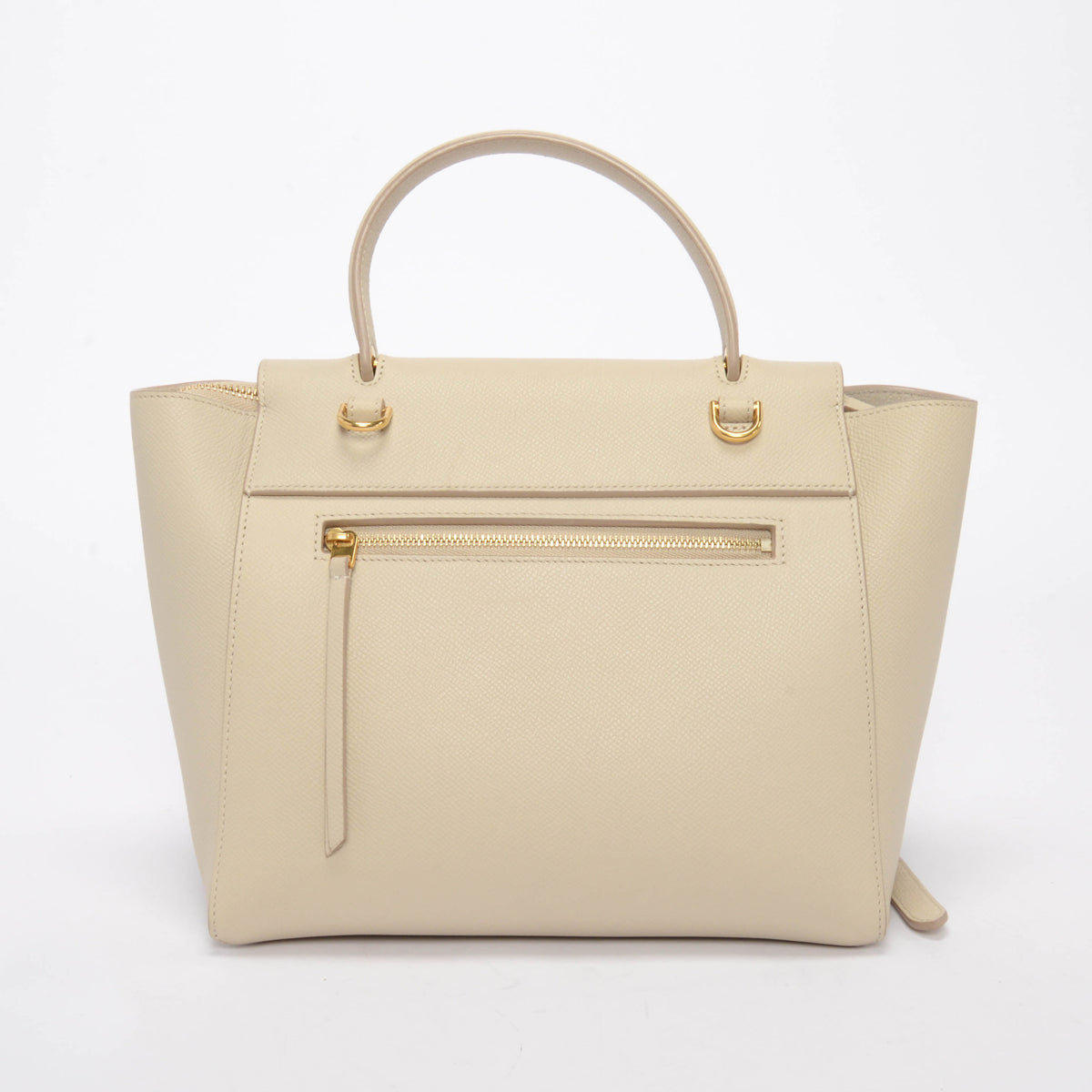 Celine Light Beige Grained Calfskin Micro Belt Bag
