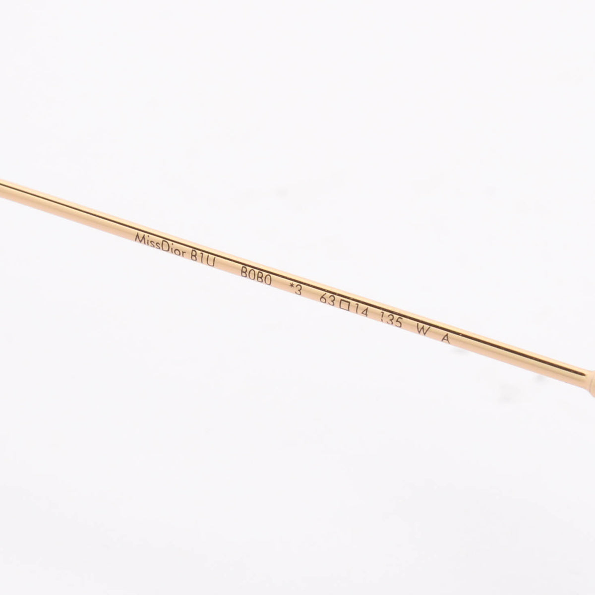 Dior Gold & Blue MissDior Cat-Eye Sunglasses