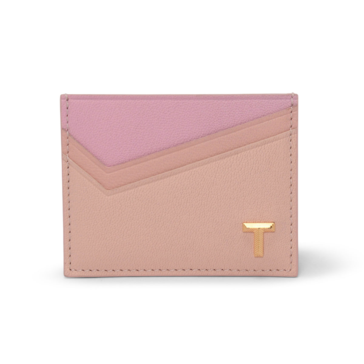 Tiffany & Co Pink Goatskin T Card Holder