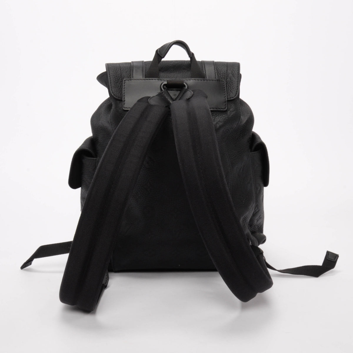Louis Vuitton Black Monogram Taurillon Christopher PM Backpack