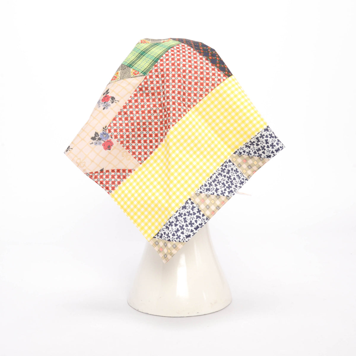 Miu Miu Multi Colour Cotton Liberty Patchwork Scarf