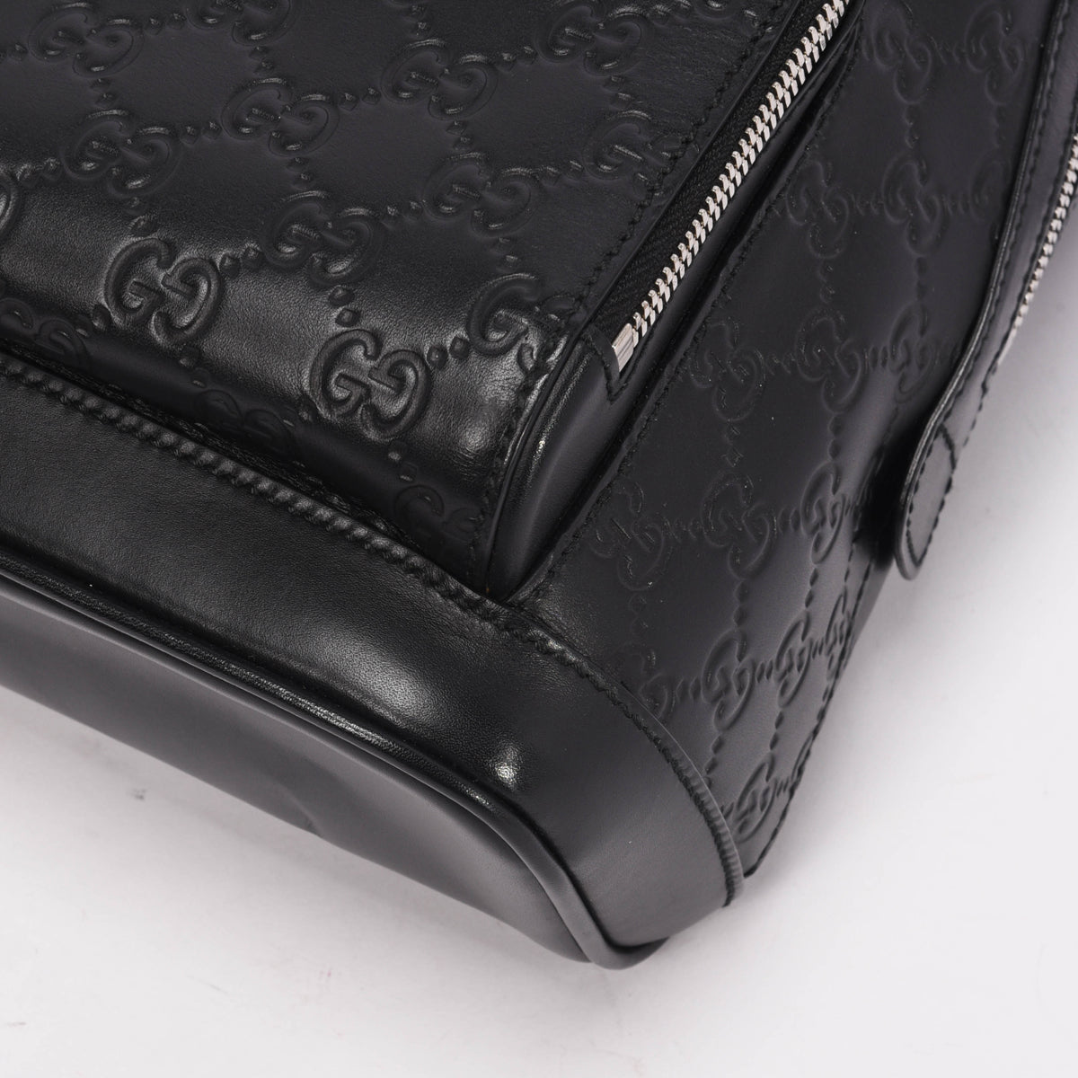 Gucci Black Guccissima Small Signature Day Backpack