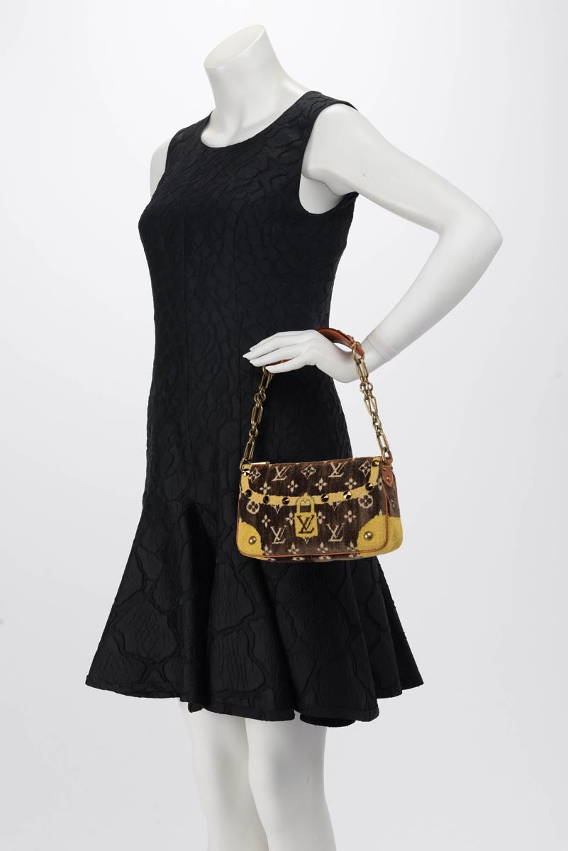 Louis Vuitton Monogram Velvet Trompe L'oeil Pochette