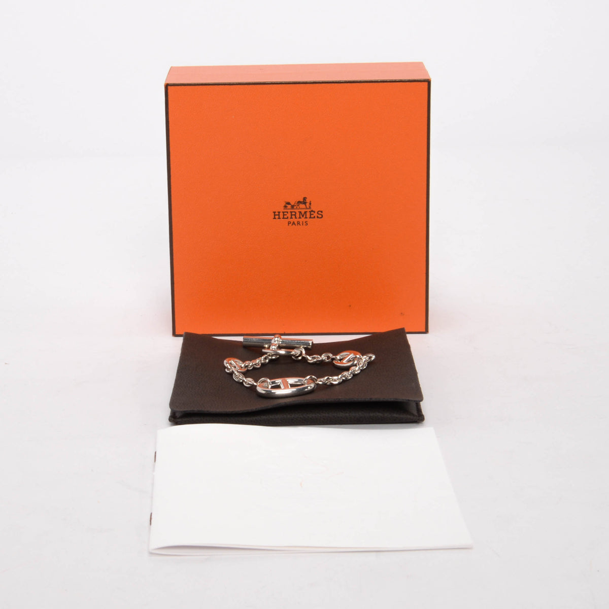 Hermes Sterling Silver Farandole Bracelet