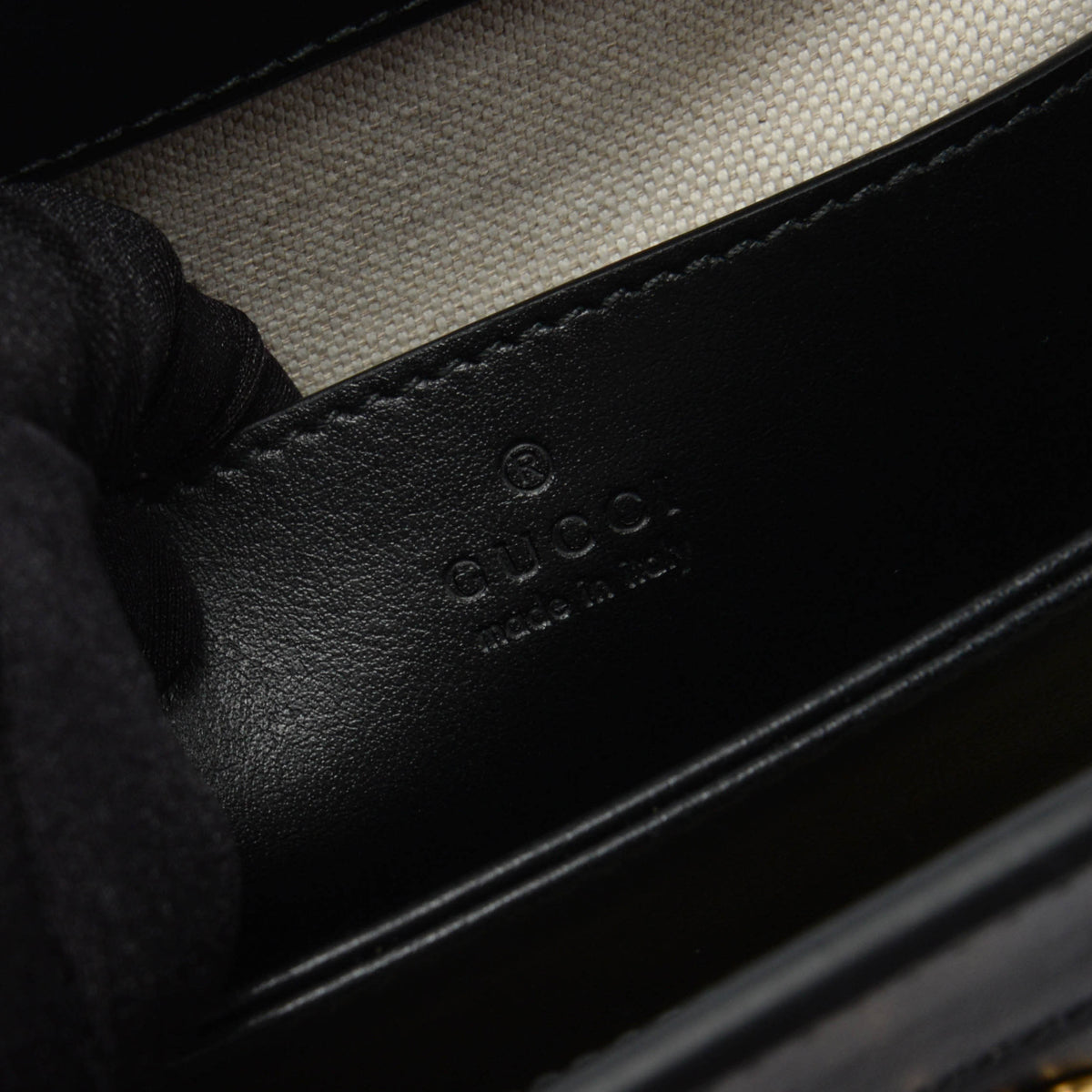 Gucci Black GG Matelasse Small Shoulder Bag