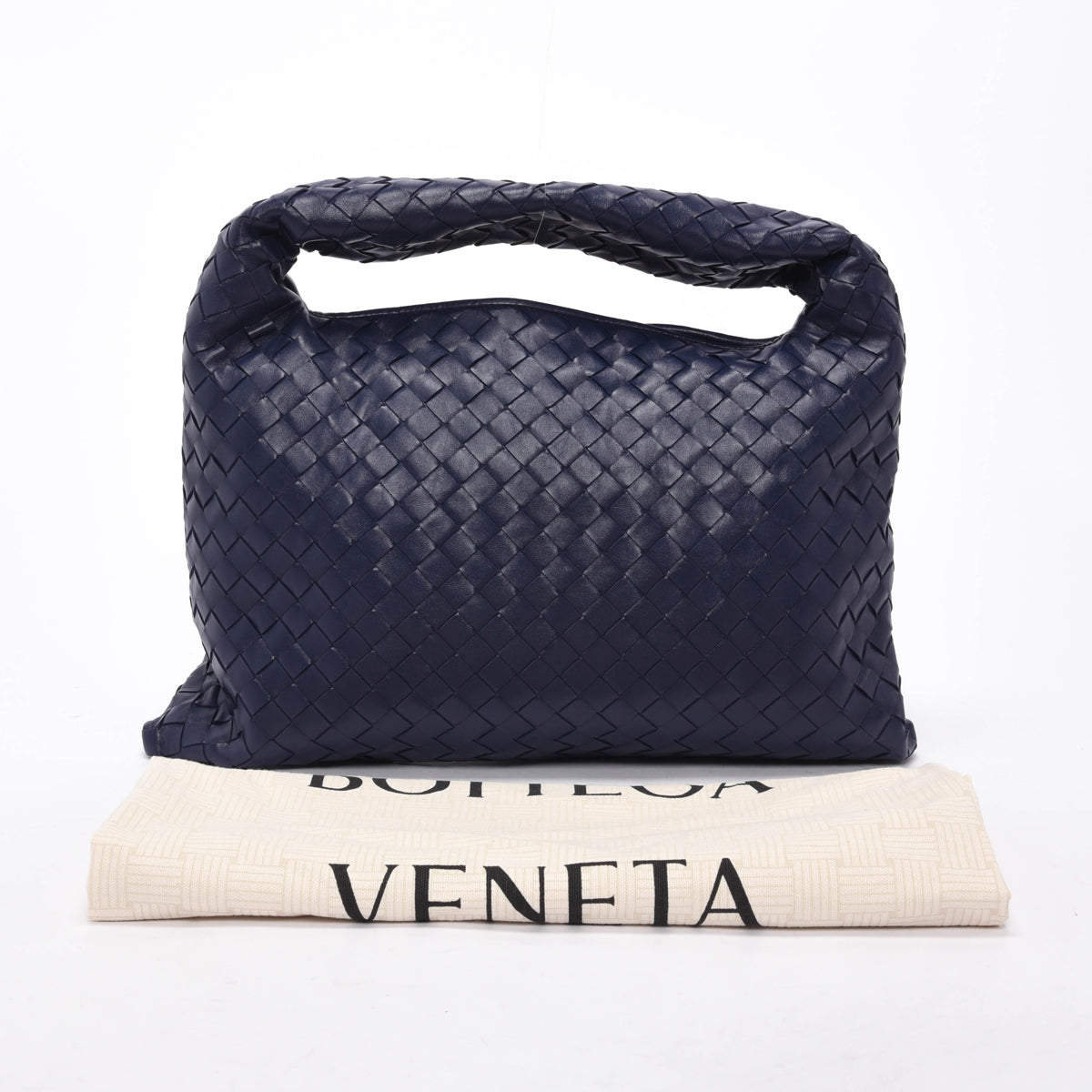 Bottega Veneta Purple Intrecciato Large Veneta Hobo Bag