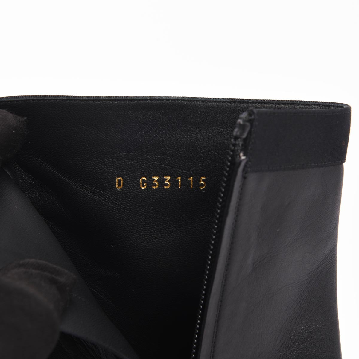 Chanel Black Lambskin Cap Toe Ankle Boots 40