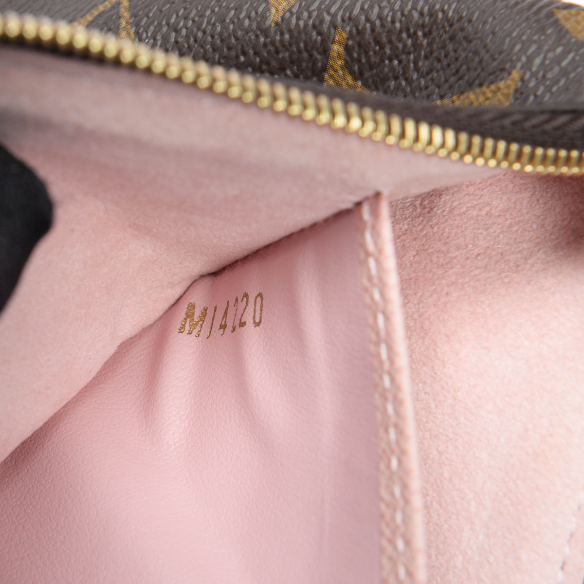 Louis Vuitton Monogram Big Wheel Double Zip Pochette
