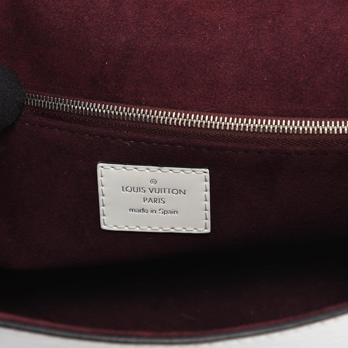Louis Vuitton White Epi Leather Pochette Grenelle