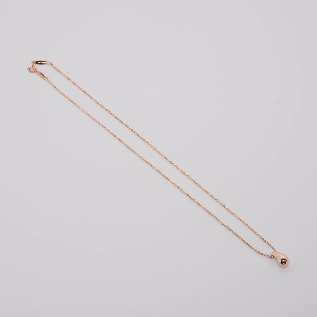 Tiffany & Co 18k Rose Gold Elsa Peretti Teardrop Pendant