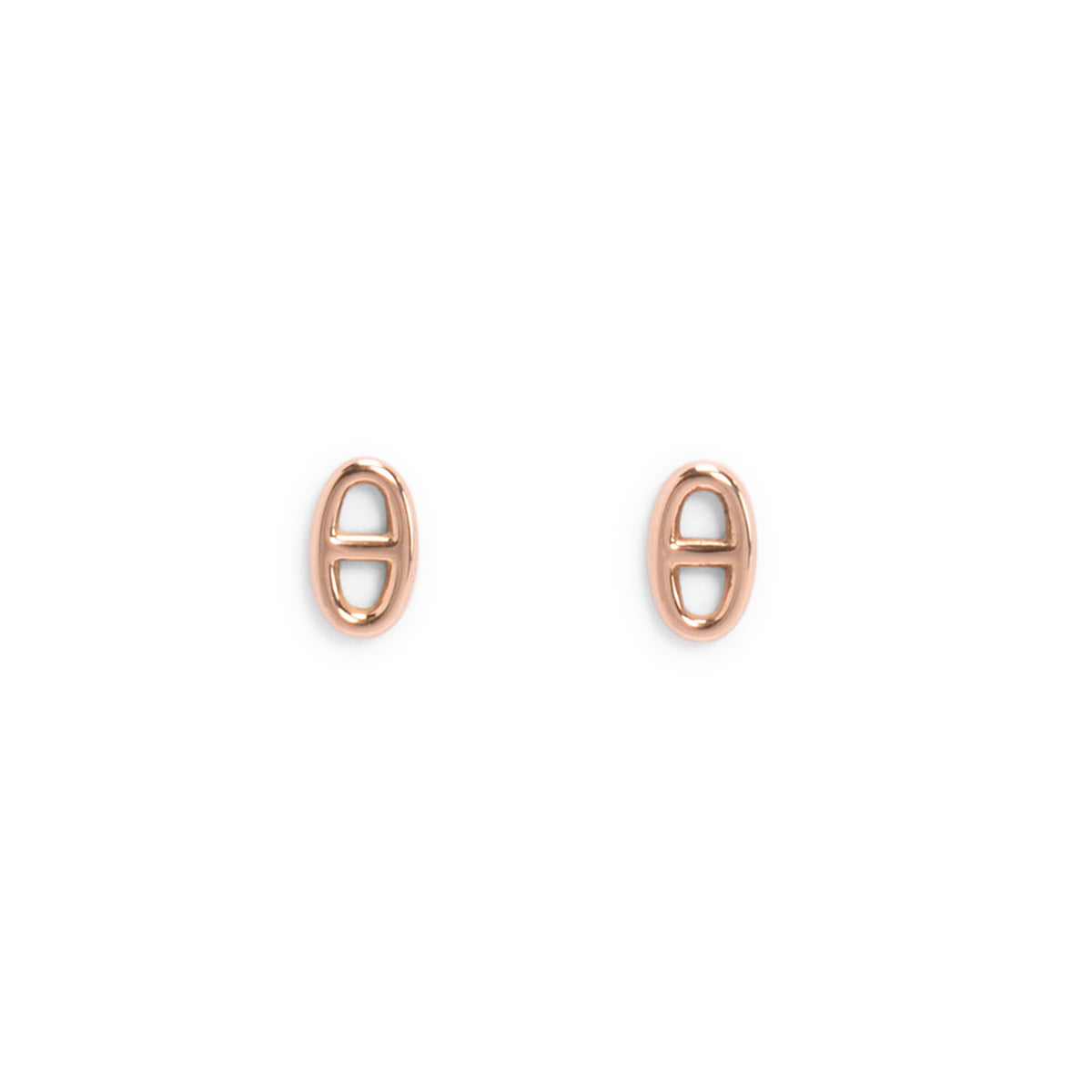 Hermes 18k Rose Gold Very Small Model Farandole Earrings