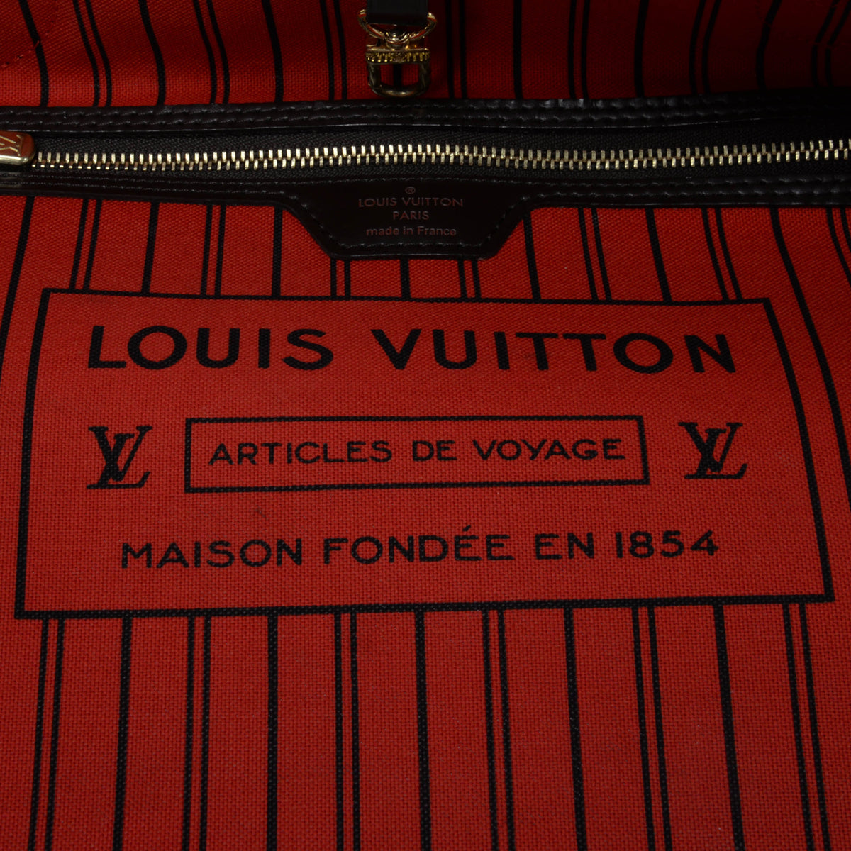 Louis Vuitton Cherry Damier Ebene Neverfull GM