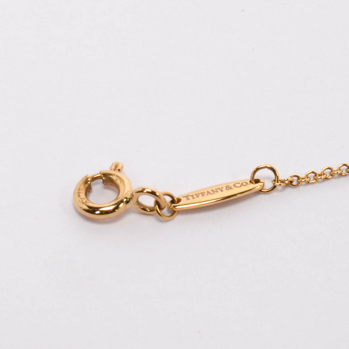Tiffany & Co Yellow Gold Elsa Peretti Diamonds By The Yard Necklace