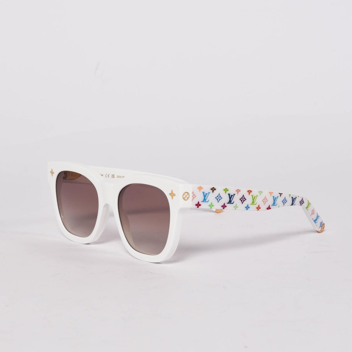 Louis Vuitton x TM White My Monogram Multicolor Square Sunglasses