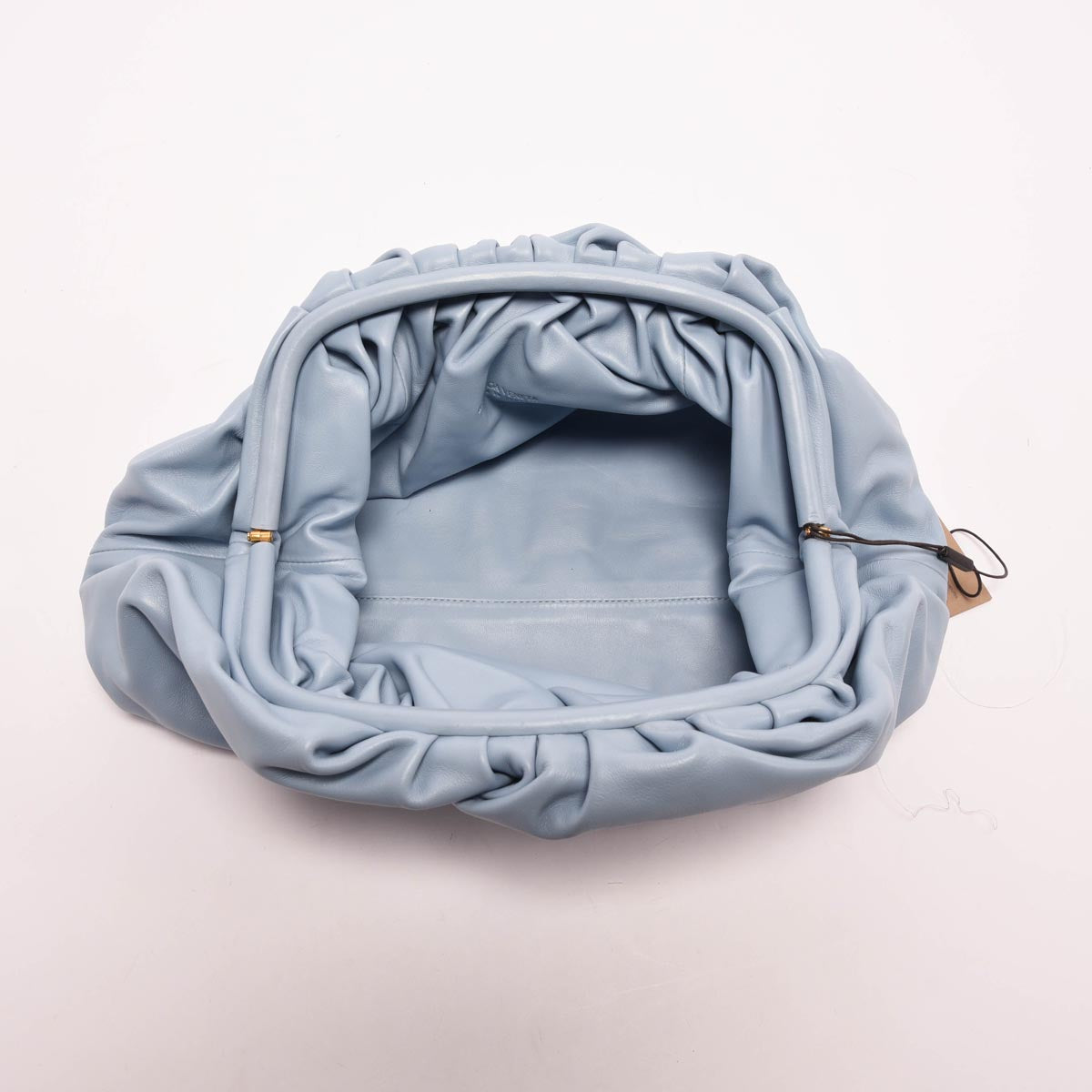 Bottega Veneta Ice Blue Lambskin The Pouch Clutch