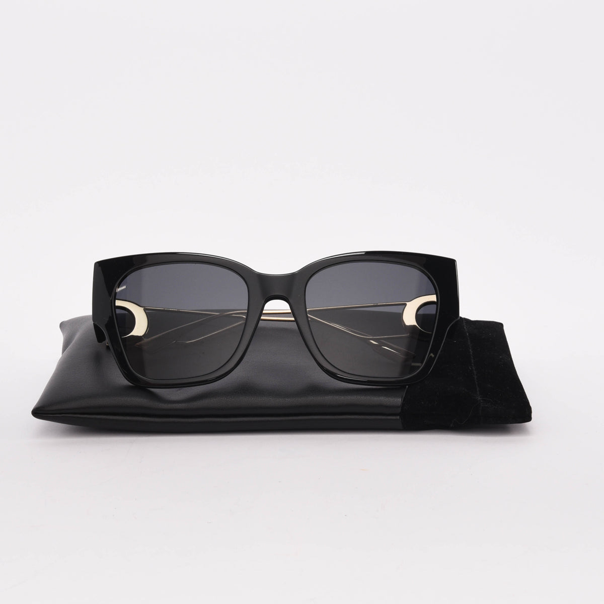 Dior Black 30Montaigne Square Sunglasses