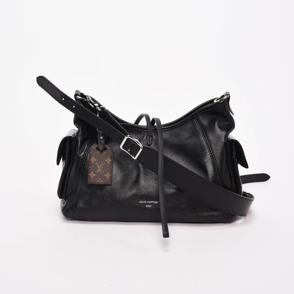 Louis Vuitton Black Lambskin CarryAll Cargo Vibe PM