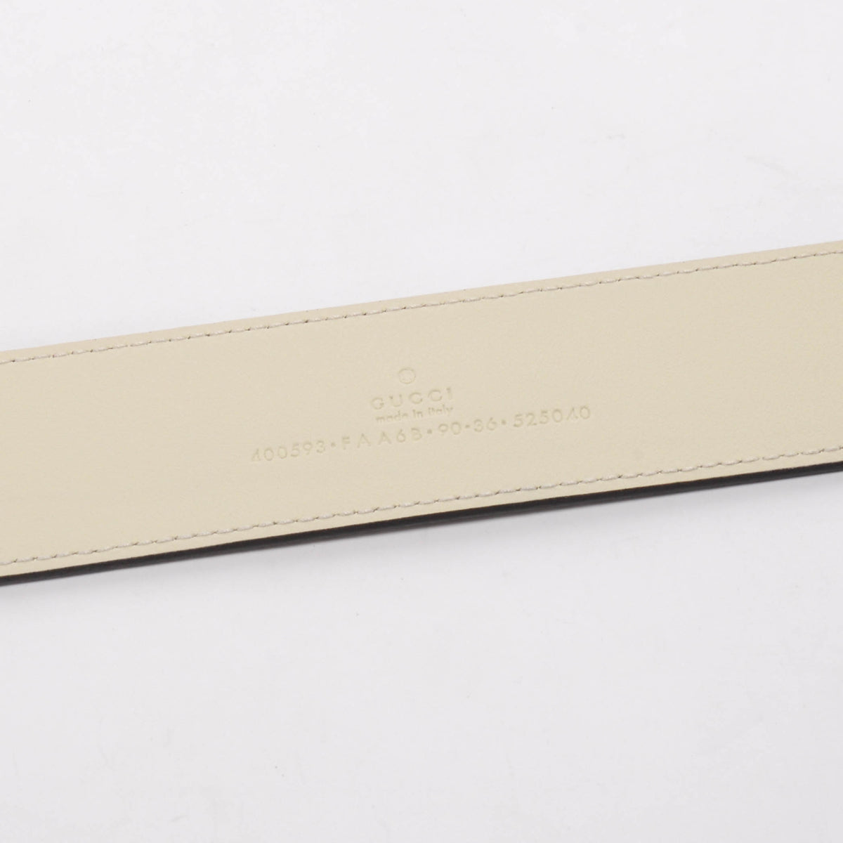 Gucci White GG Supreme Wide GG Marmont Belt