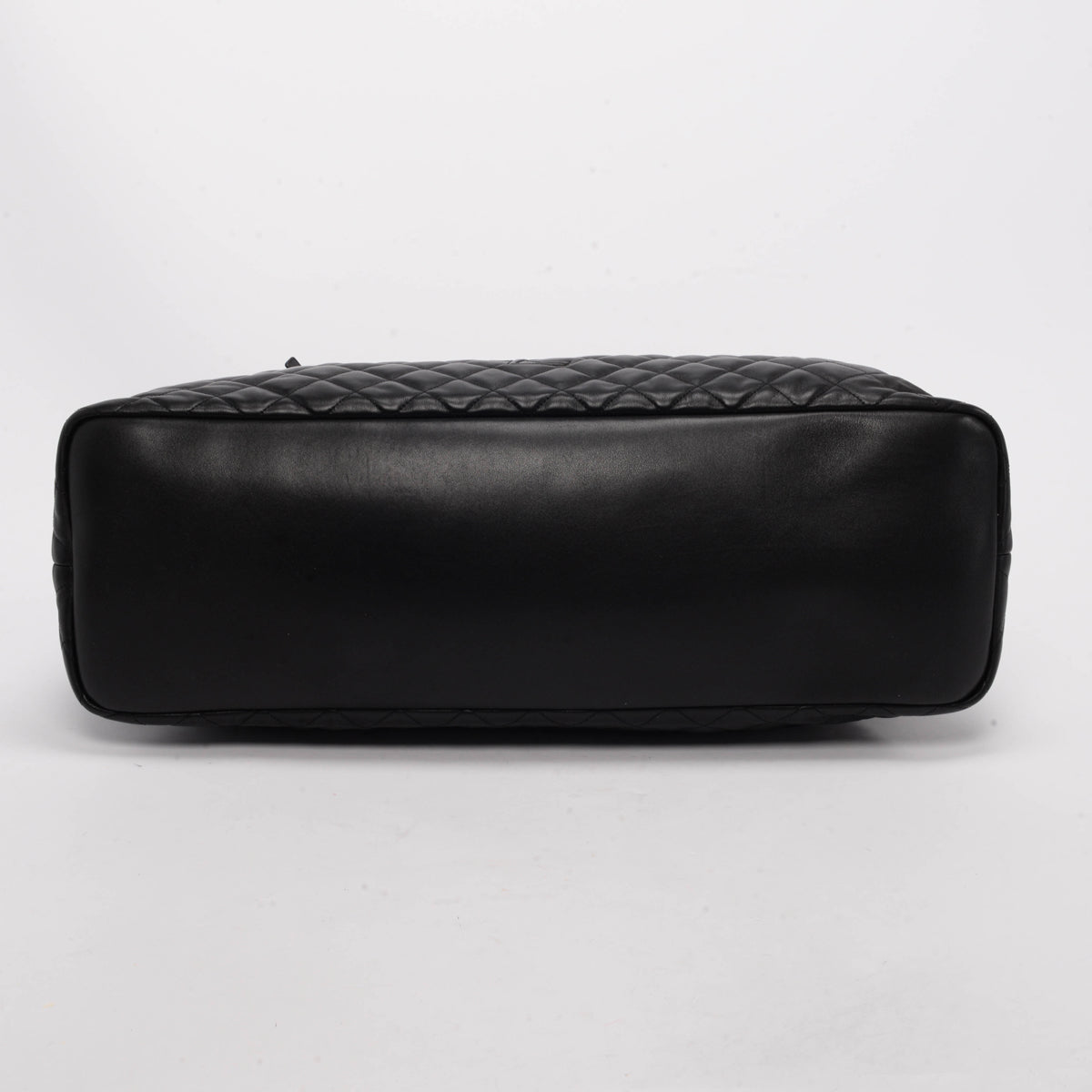 Saint Laurent Black Quilted Calfskin ES Giant Travel Bag