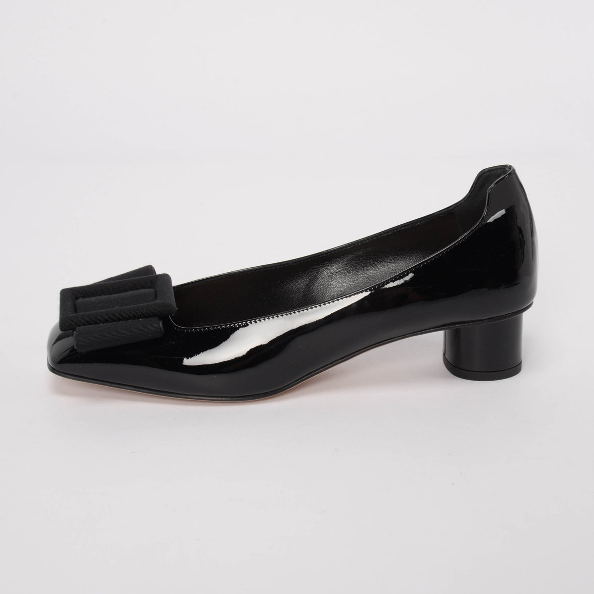 Dior Black Patent Idylle Ballet Pumps 37.5