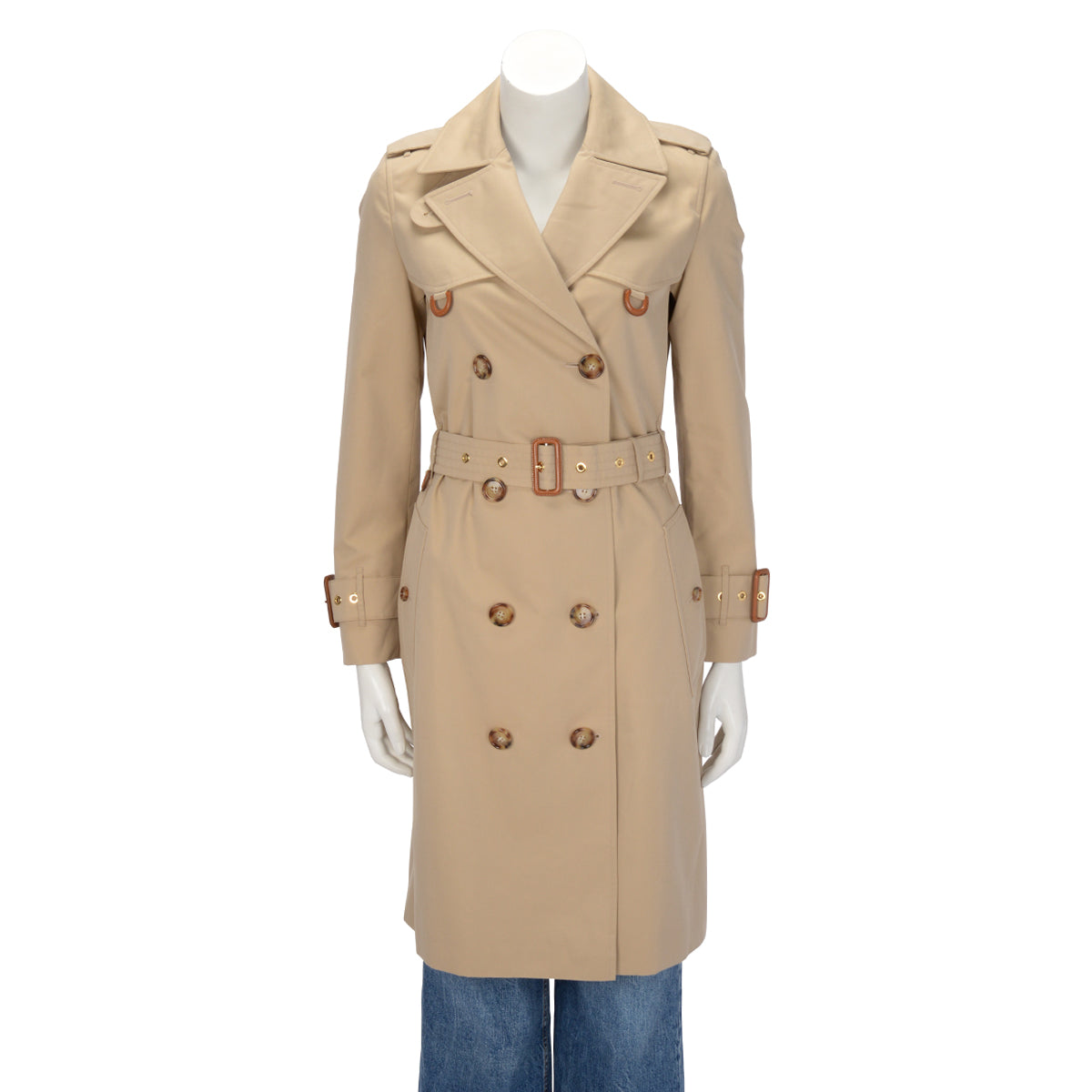 Burberry Honey Cotton Islington Trench Coat UK