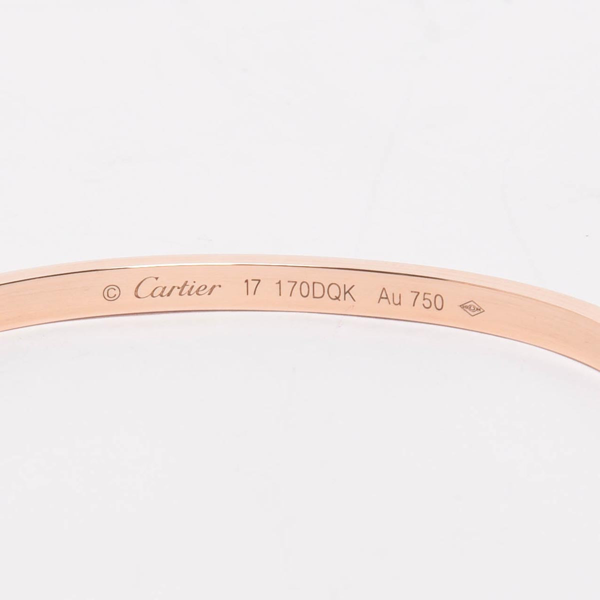 Cartier Rose Gold & Pave Diamond Small Model Love Bracelet