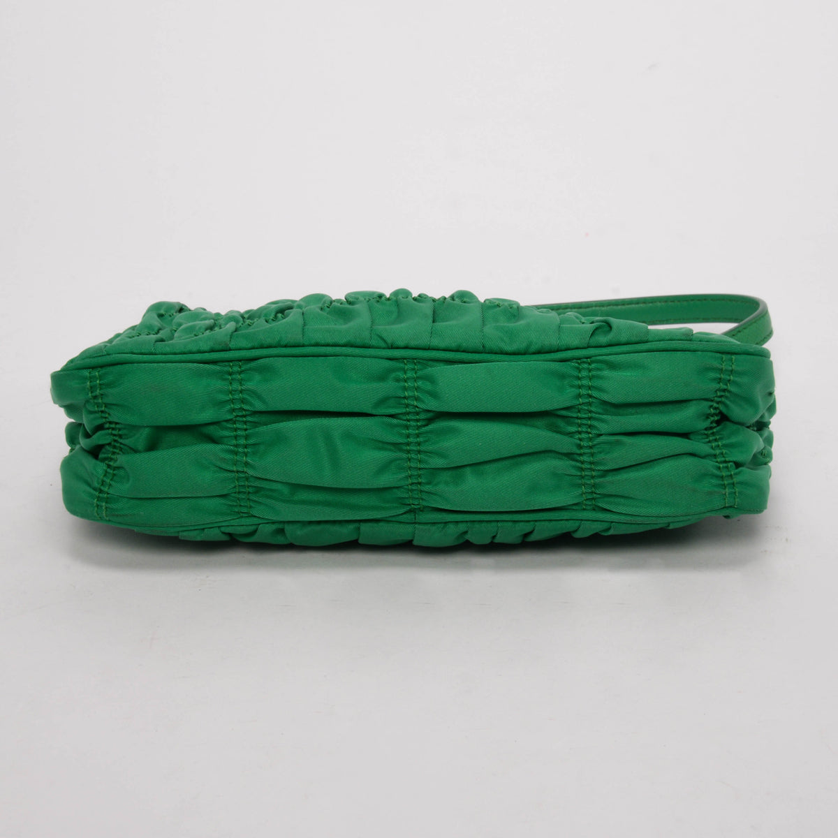 Prada Green Nylon Gaufre Re-Edition 2000 Mini Bag