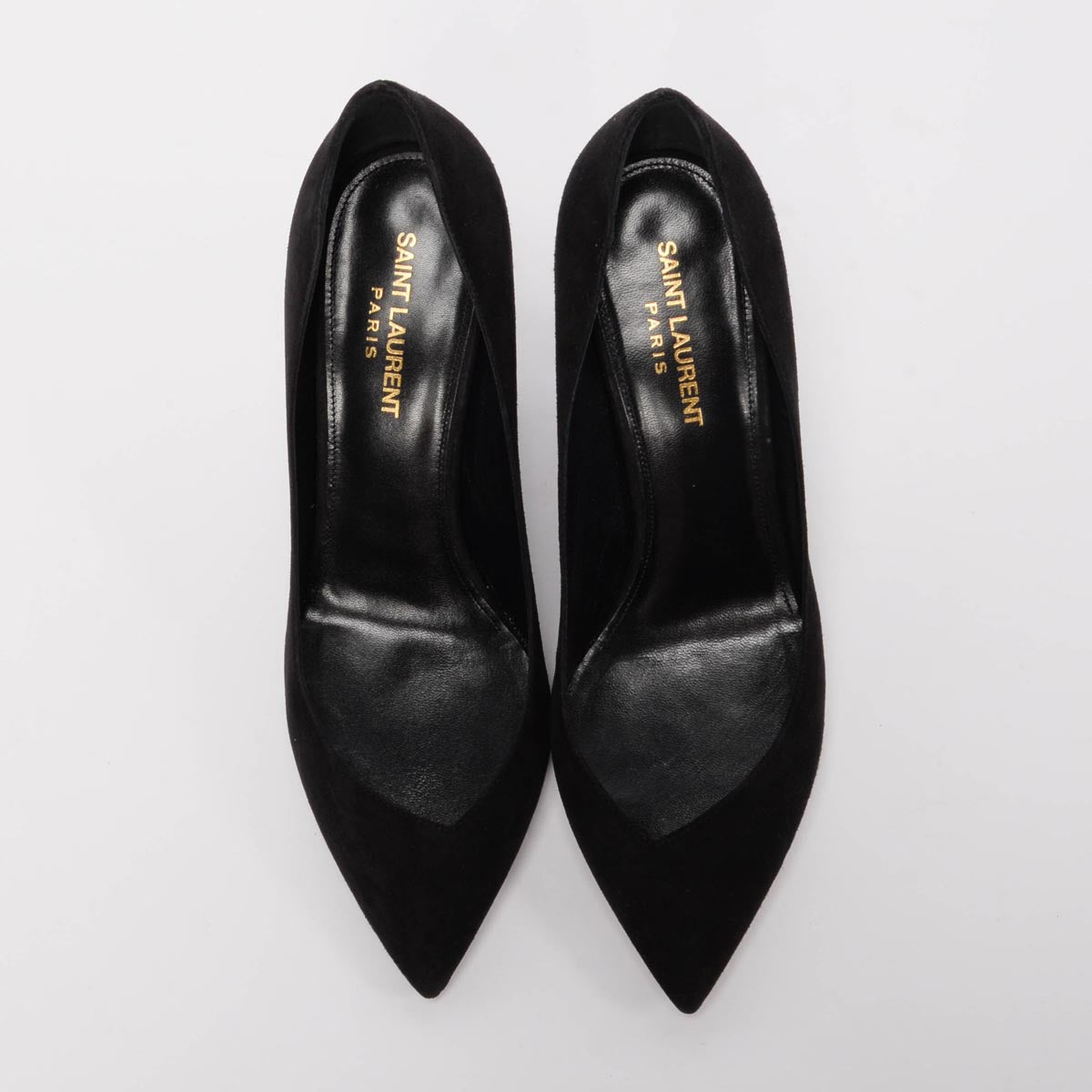 Saint Laurent Black Suede Niki 85 Pumps 39