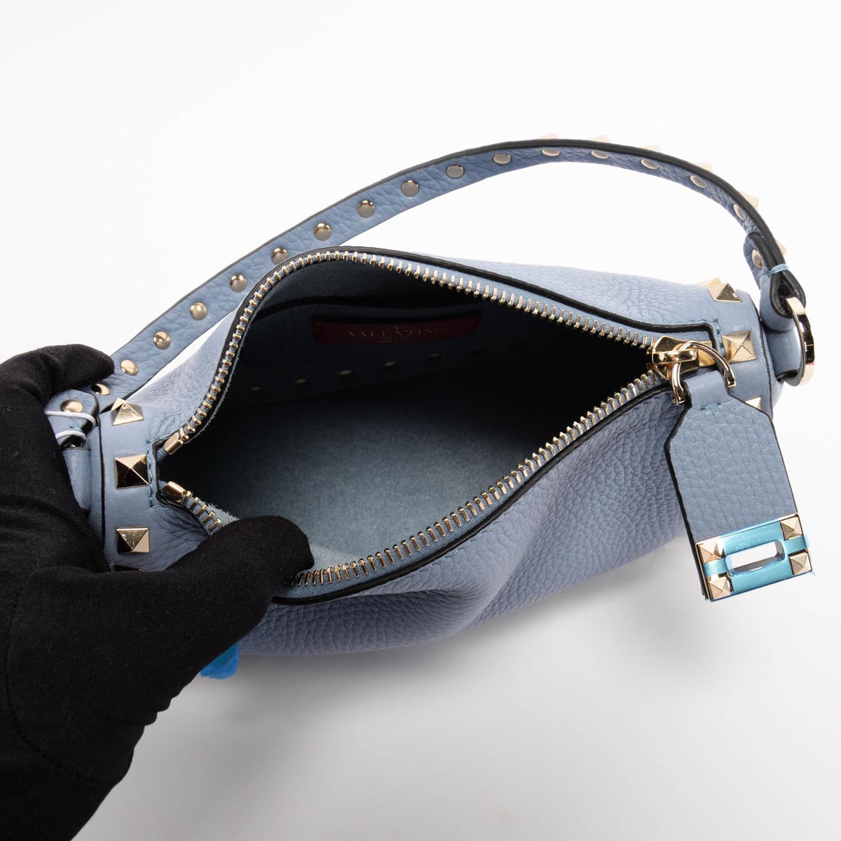 Valentino Niagara Grainy Calfskin Small Cross Body Bag