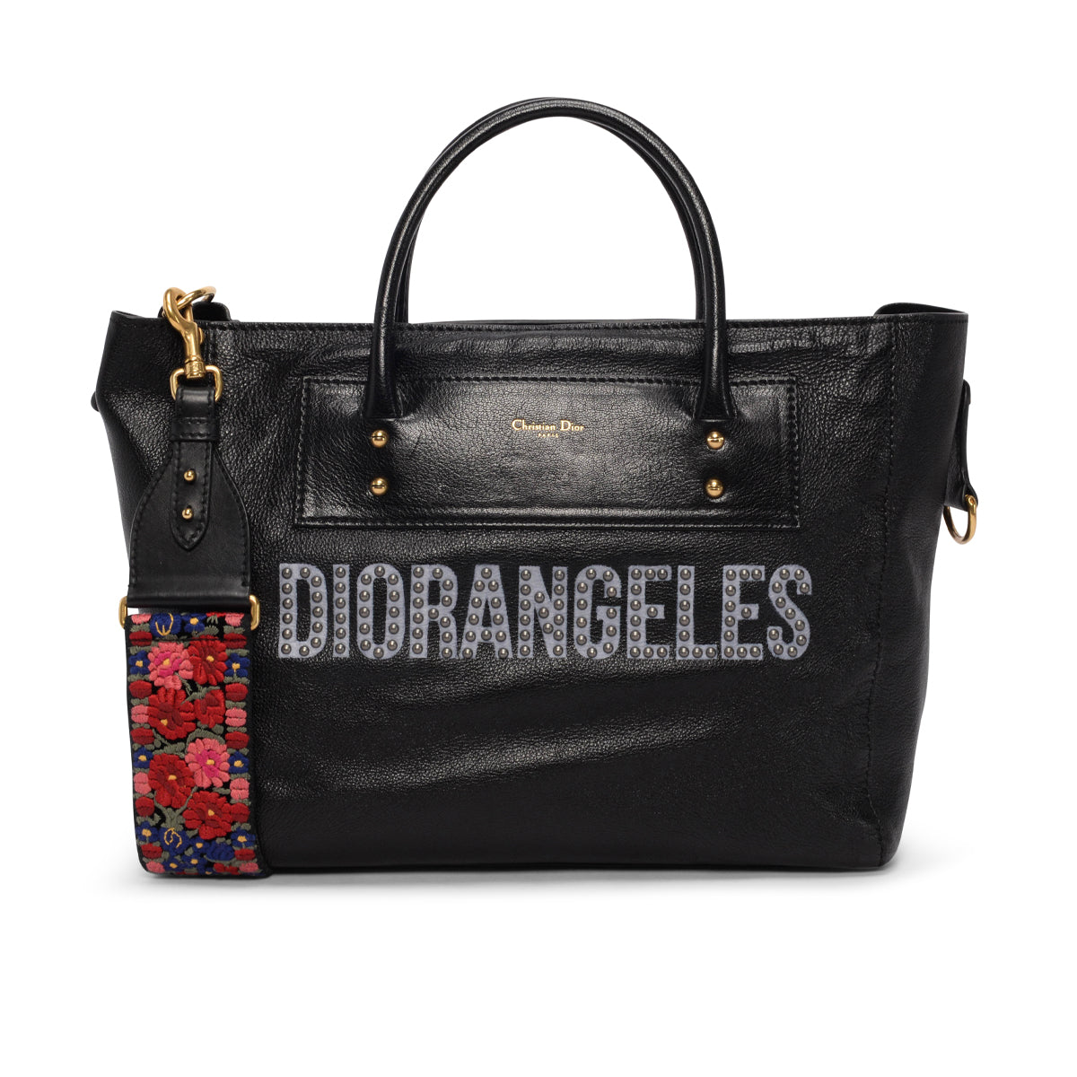 Dior Black Goatskin DiorAngeles Tote
